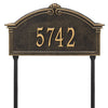 3136 Personalized Roselyn Arch Plaque - Grande - Lawn- 1 Line - Oak Park Home & Hardware