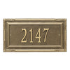 3286 Gardengate Grande Wall Address Plaque - 1 Line - Oak Park Home & Hardware