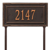 3288 Gardengate Grande Lawn Address Plaque - 1 Line - Oak Park Home & Hardware