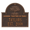 3304OB Family Tree Anniversary Wedding Personalized Plaque - Oak Park Home & Hardware
