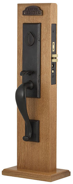 3325 Rectangular Monolithic Mortise Lock Entryset - Oak Park Home & Hardware