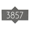 3374 Hampton Modern Standard Wall Address Plaque - 1 Line - Oak Park Home & Hardware