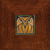 Motawi 4x4 4433GO Owl - Green Oak - Legacy Frame - Oak Park Home & Hardware