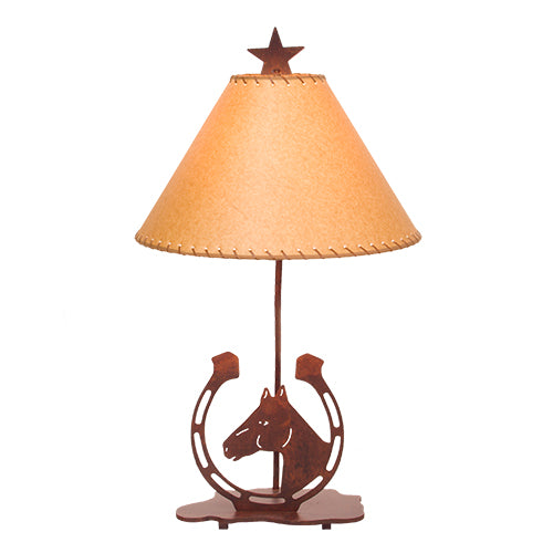 445 Horseshoe Table Lamp 26 - Oak Park Home & Hardware