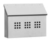 4515 Stainless Steel Mailbox - Decorative Horizontal - Oak Park Home & Hardware