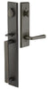451623 Rustic Modern Rectangular Full Length Tubular Lock Entryset - Oak Park Home & Hardware