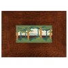 Motawi 4821SP 4x8 Pine Landscape - Spring - Horizontal - Legacy Frame - Oak Park Home & Hardware