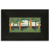 Motawi 4821SP 4x8 Pine Landscape - Spring - Horizontal - Oak Park Frame - Sig Finish - Oak Park Home & Hardware