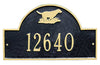 5125 Retriever Arch Standard Wall Address Plaque - 1 Line - Oak Park Home & Hardware