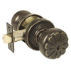 54012 Tuscany Bronze Key in Petal Knobset with No 12 Rosette - Oak Park Home & Hardware