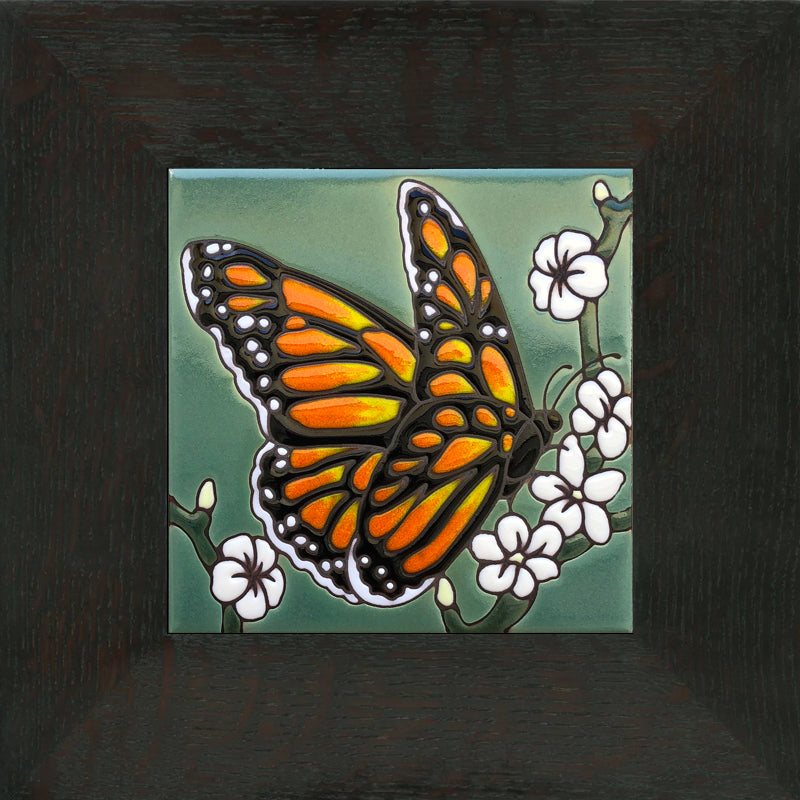 Monarch Art Tile by Carly Quinn Designs