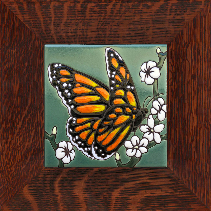 Monarch Art Tile by Carly Quinn Designs