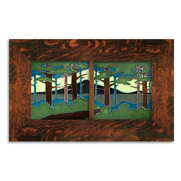 Motawi 8x8 Pine Landscape Double - Oak Park Home & Hardware