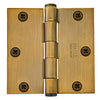 92013 Square Corner Heavy Duty Plain Bearing - 3.5x3.5 Plated Steel - Oak Park Home & Hardware