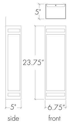 9236-24-BA-TS-02 Classics Wall Sconce - Oak Park Home & Hardware