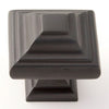 Geometric Series 1.25'' Square Knob - Bronze - Oak Park Home & Hardware
