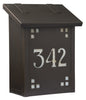 AF-21-HN Pasadena Vertical Mailbox - House Numbers - Oak Park Home & Hardware