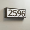 AF-L51B Lexington Illuminated Address Plaque - 4 Numbers - Oak Park Home & Hardware