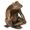 AS21352 Forever In My Heart- Frog Cast Bronze Garden Statue - Oak Park Home & Hardware