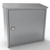 Allux-400G Locking Mailbox - Galvanized - Oak Park Home & Hardware