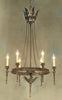 24″ Wide Amaury 6 Light Chandelier | 116297 - Oak Park Home & Hardware