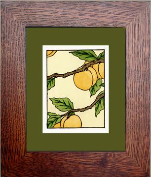 Apricot Framed Note Card - Oak Park Home & Hardware