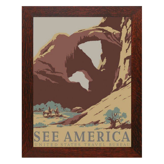 Arches National Park WPA Framed Poster - Oak Park Home & Hardware
