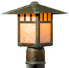 Brookdale Post Mount Lantern 492-3 - Oak Park Home & Hardware