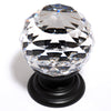 Crystal Series-Clear Crystal/Bronze 30mm Spherical Knob - Oak Park Home & Hardware