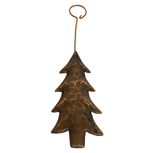 CCOCT Hand Hammered Copper Christmas Tree Ornament - Oak Park Home & Hardware