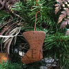 CCOSTK Hand Hammered Copper Stocking Christmas Ornament - Oak Park Home & Hardware