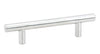 S62006SS Emtek Stainless Steel Bar Cabinet Pull - 6 Inch CTR - Oak Park Home & Hardware