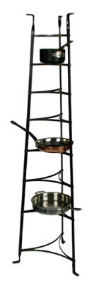 CWS8-HS 8-Tier Cookware Stand-Hammered Steel - Oak Park Home & Hardware
