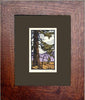 California Redwood Framed Note Card - Oak Park Home & Hardware