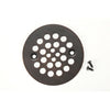 D-415ORB 4.25 Inch Round Shower Drain Cover In Oil Rubbed Bronze - Oak Park Home & Hardware