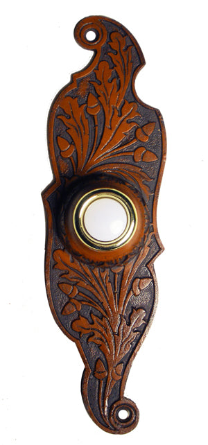DBE005 Craftsman Acorn Arts & Crafts Doorbell Button - Oak Park Home & Hardware