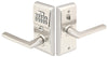 E2220 Modern Brass Keypad Leverset Storeroom-Gate Function - Oak Park Home & Hardware