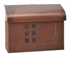 E7AC Arts & Crafts Style Mailbox - Antique Copper - Oak Park Home & Hardware