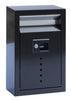 E9BK Contemporary Style Mailbox - Textured Black - Oak Park Home & Hardware