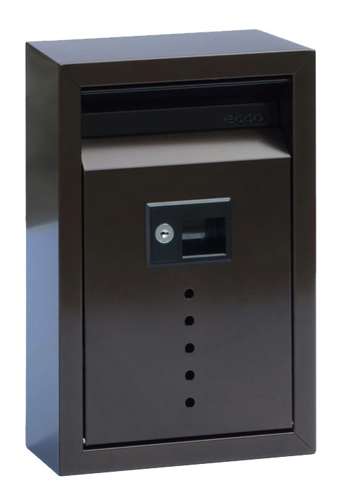 E9BZ Contemporary Style Mailbox - Bronze - Oak Park Home & Hardware