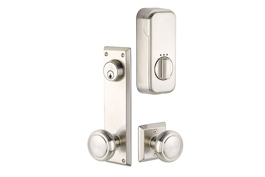 EMP8980 EMPowered SMART Lock - Classic Sideplates with Quincy Rosette - Oak Park Home & Hardware