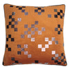 Frank Lloyd Wright FI-1057 DS Imperial Squares Pillow - Rust