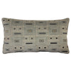 Frank Lloyd Wright FI-1099 DS Textile Block Embroidered Pillow - Light Grey
