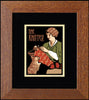 The Knitter Miniprint Open Edition Giclee Framed Mini Print - Oak Park Home & Hardware