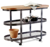 GI1-HS Gourmet Island in Hammered Steel - SOLD OUT - Oak Park Home & Hardware