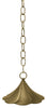 HL-14 Brass Hanging Light With Chain - Oak Park Home & Hardware