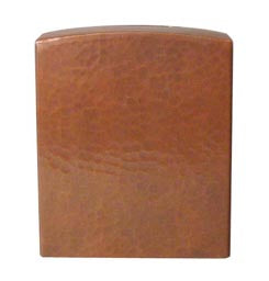 JMCP-46-5 Hammered Copper Tissue Box Cover - Oak Park Home & Hardware