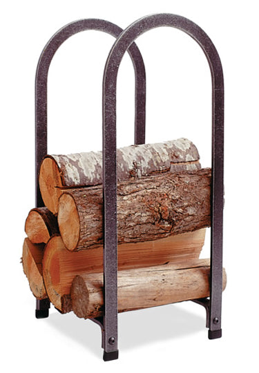 LR5 Vertical Arch Fireplace Log Rack - Oak Park Home & Hardware