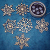 Wood Snowflake Ornament Set - Oak Park Home & Hardware