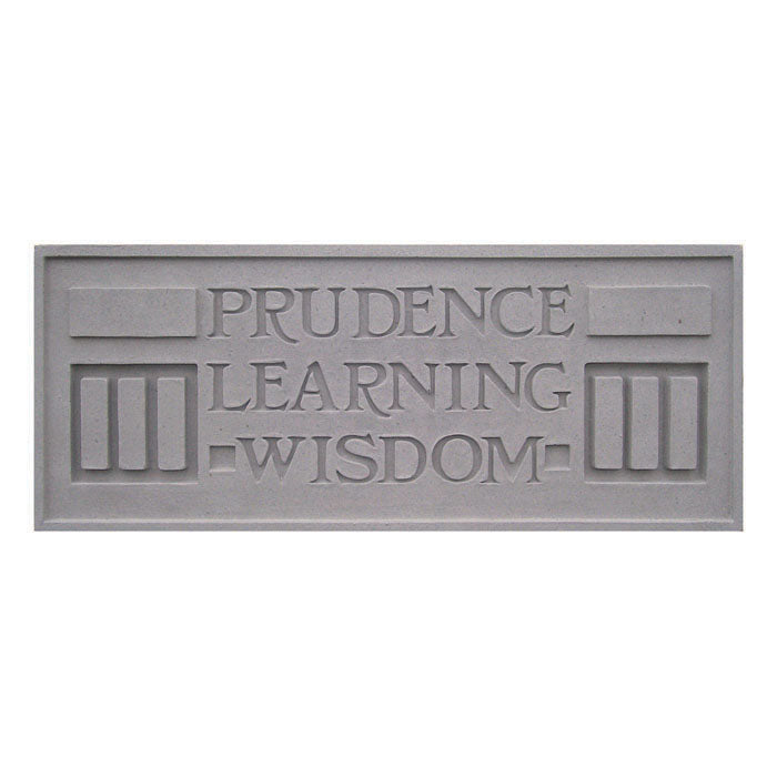 Prudence Learning Wisdom Plaque - Oak Park Home & Hardware